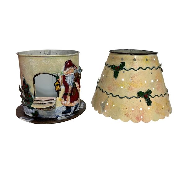 JCPenney Holiday Novelties Santa House Candle Holder W/Box Candle Not Included - Picture 8 of 8
